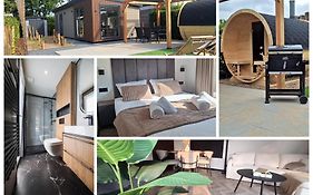 'Relax Lodge Sea' - Wellness Lodge In Zeeland - Private Sauna - Airco - Garden - Outdoor Swimming Pool - Free Wifi, Towels & Bed Linen